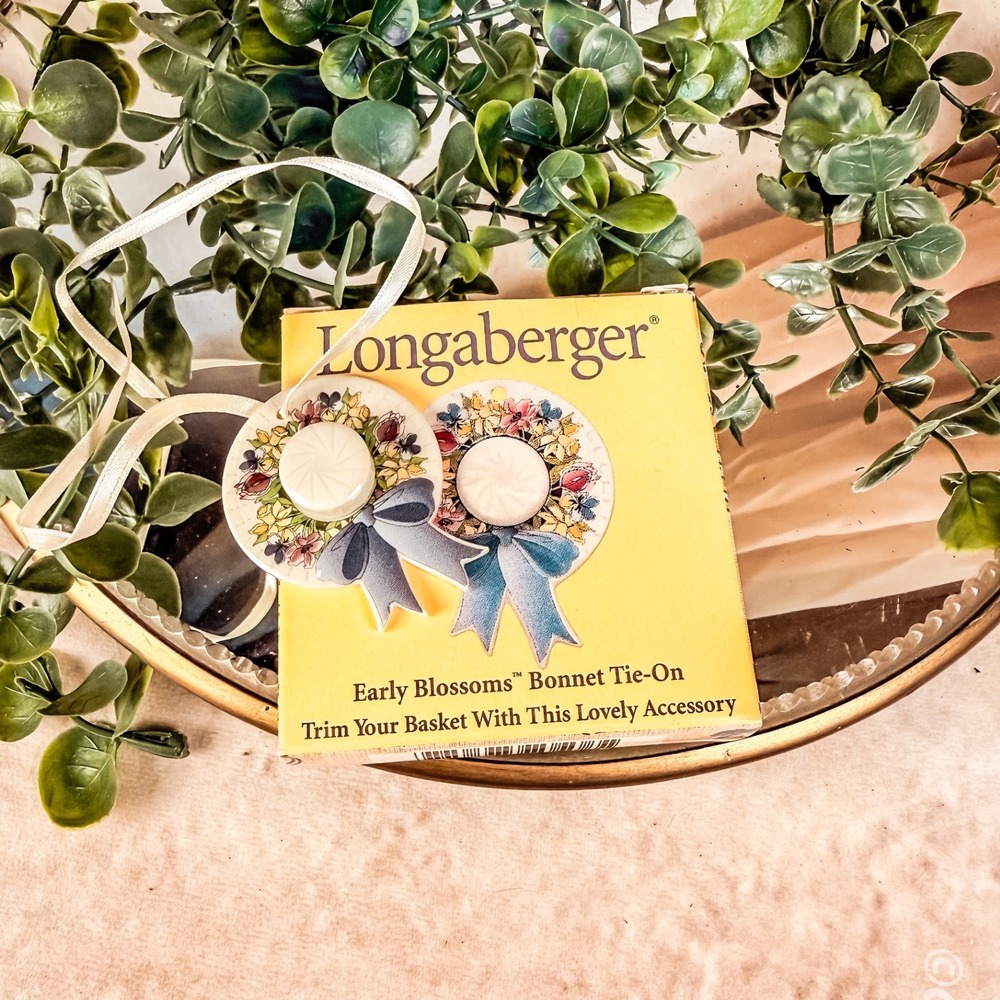 Longaberger Tie On Early Blossoms
Bonnet